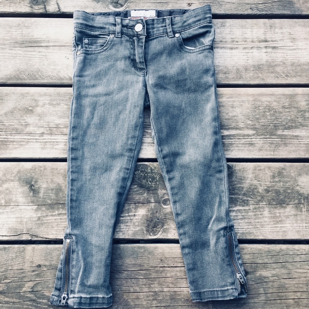 Stella McCartney Girls grey skinny jeans